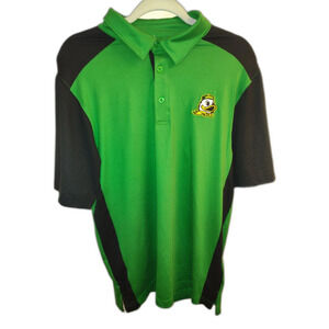 Men's Oregon Ducks Polo Size Medium by Box Seat Clothing Co NEW NWT Licensed